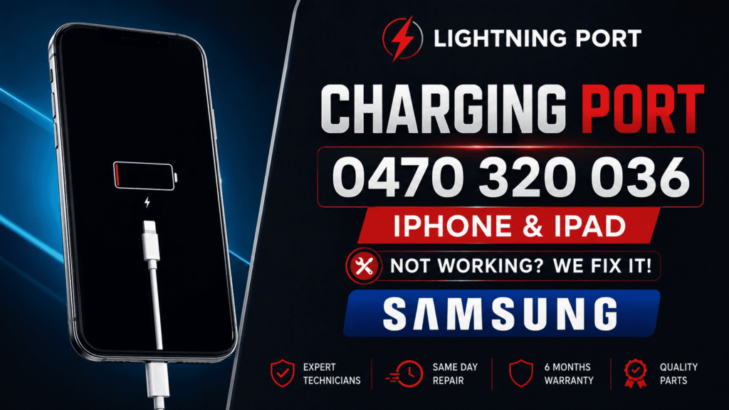 iPhone iPad Samsung Charging Port Repair / Not Working